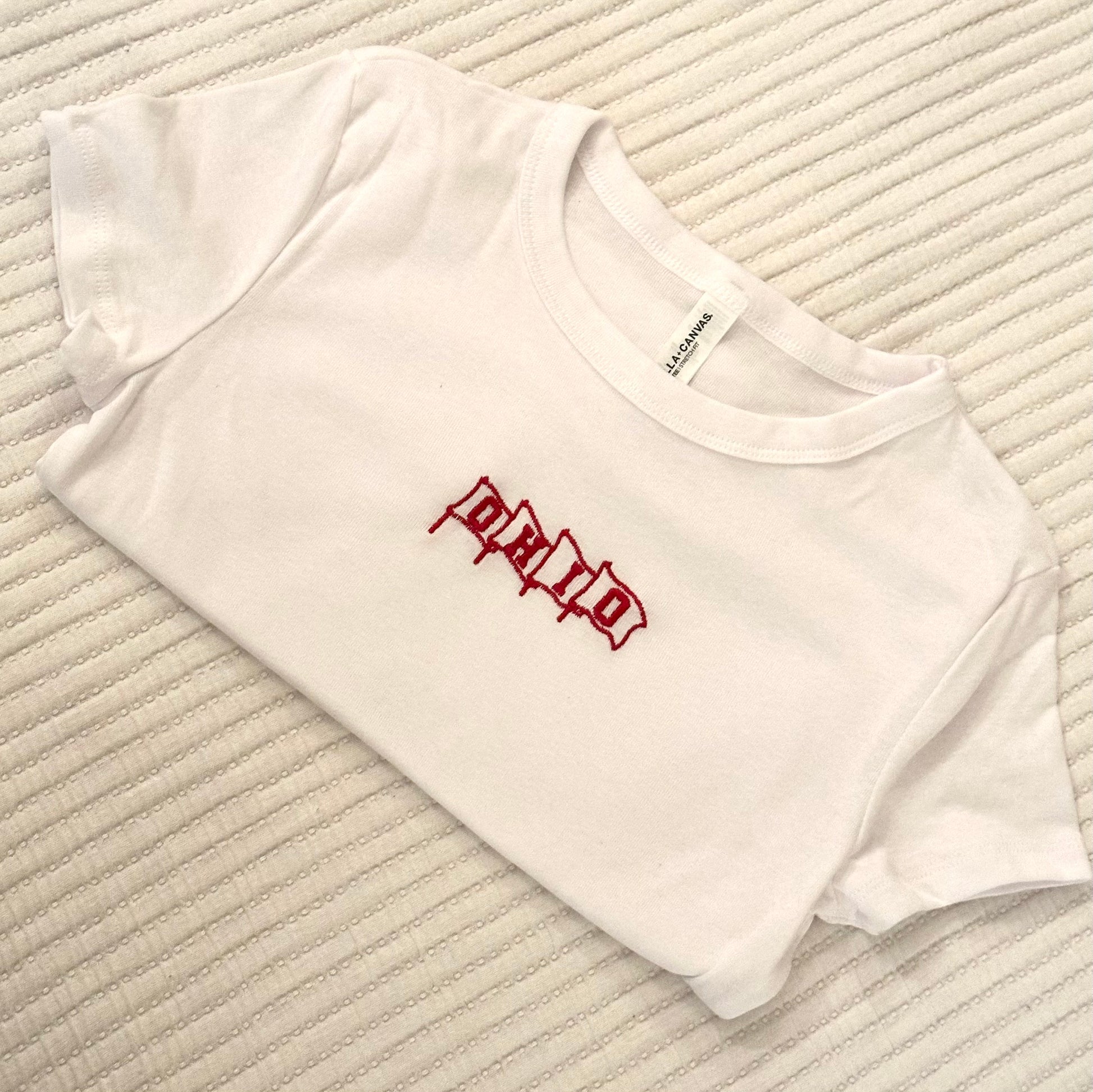 OHIO Flags! Baby Tee - Columbus Sports