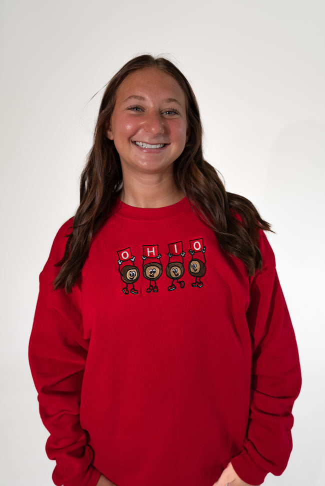 Dancing Buckeye Crew Red