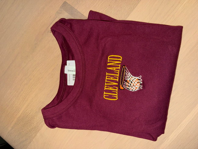 Cle Basketball Baby Tee