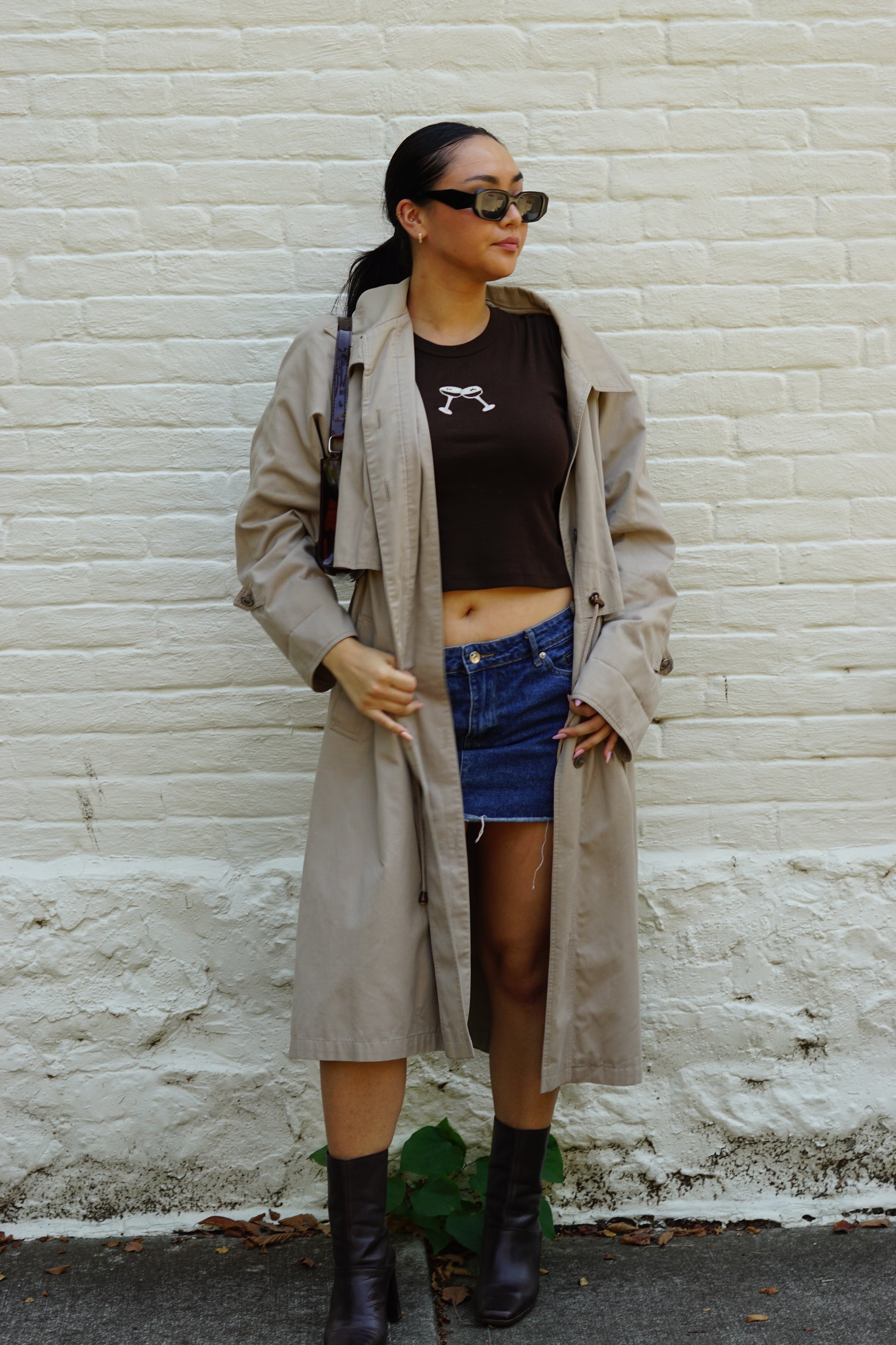 Brown Tini Tee