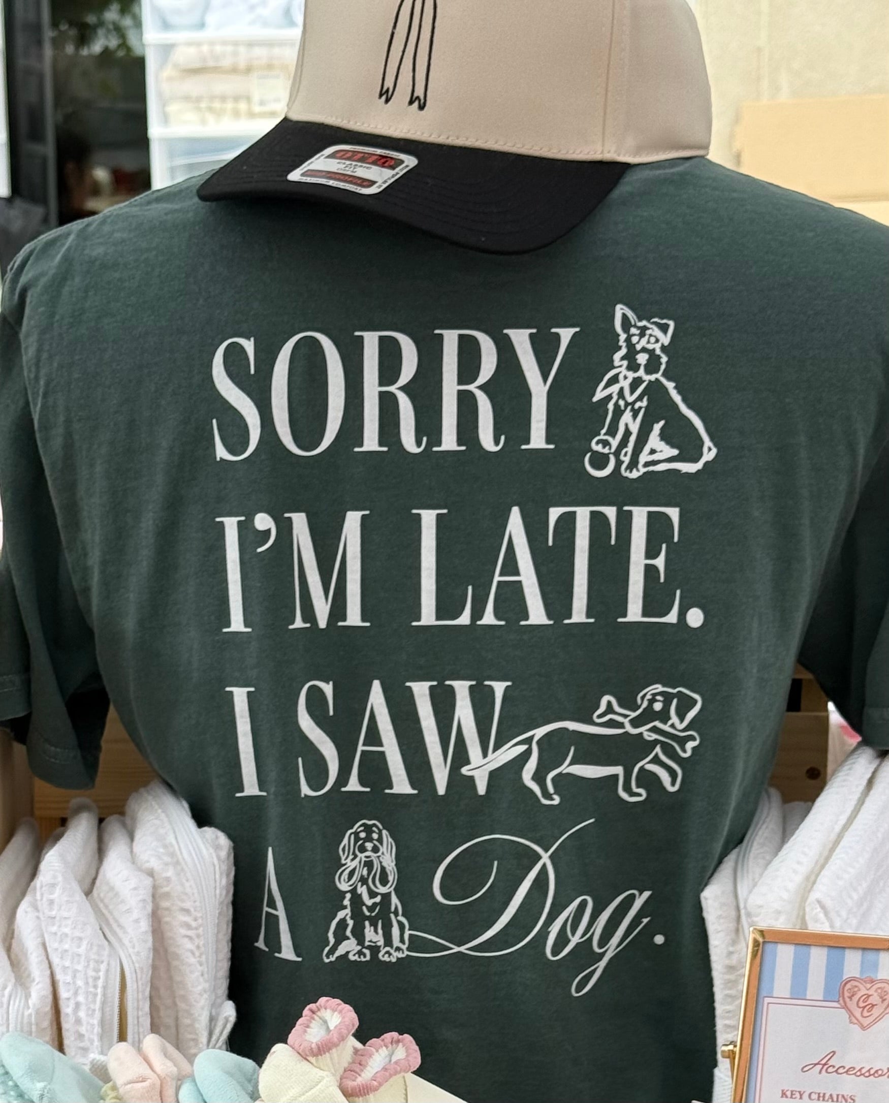 Sorry I’m Late I Saw a Dog