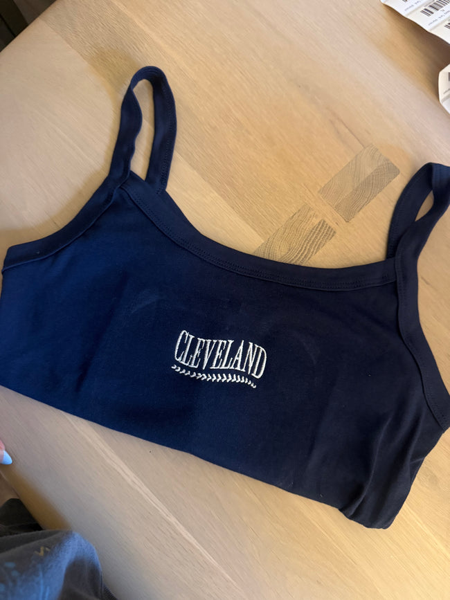 Cleveland Baseball Strappy Tank