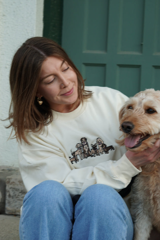 Dog Lover Crew - Ivory