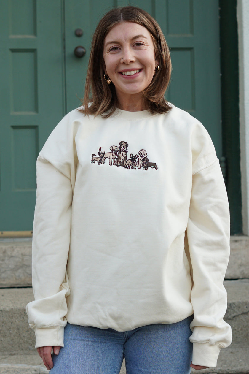 Dog Lover Crew - Ivory