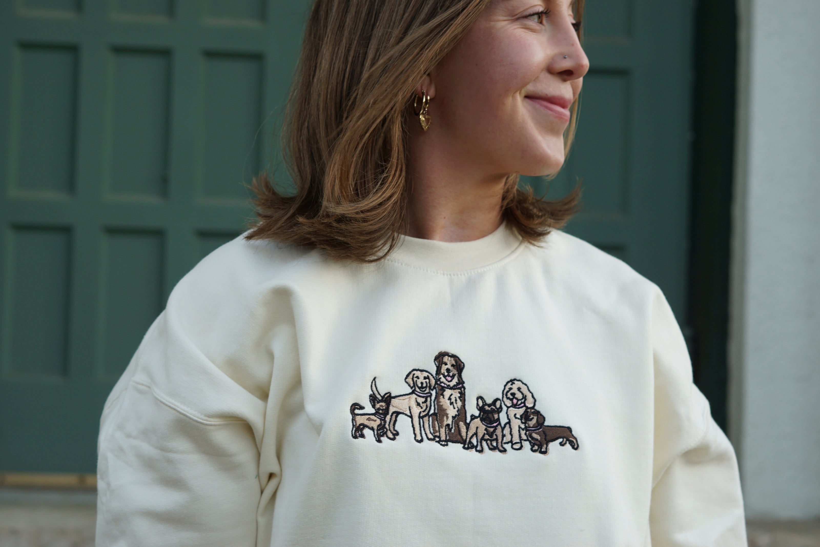 Dog Lover Crew - Ivory