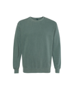 Custom last name crewneck sweatshirt in forrest green.
