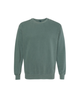 Custom last name crewneck sweatshirt in forrest green.