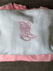Cowboy Boot Embroidered Crewneck - Western