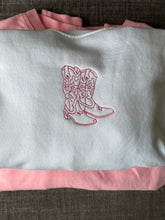 Load image into Gallery viewer, Cowboy Boot Embroidered Crewneck
