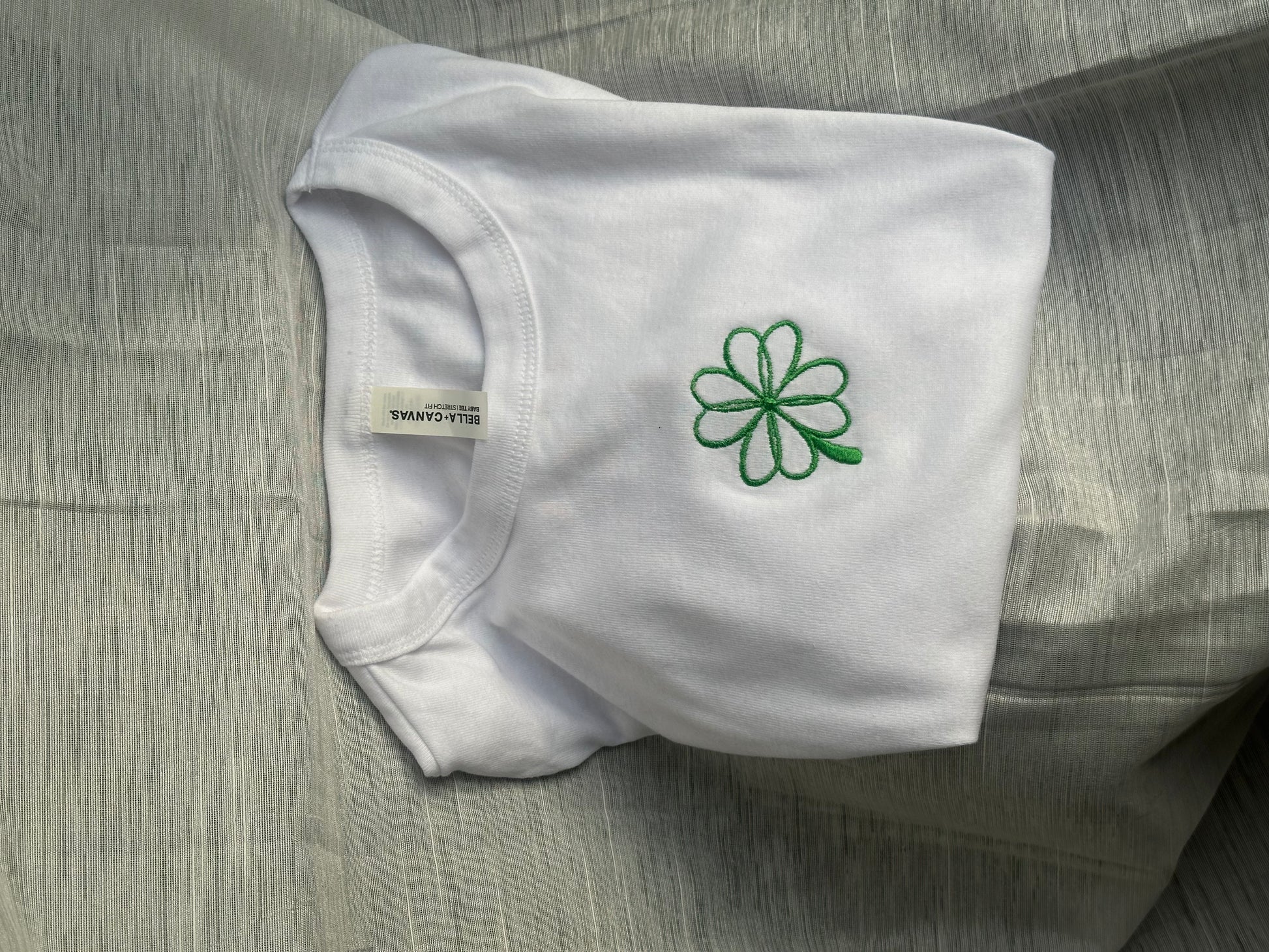 Good Luck Charm Baby Tee - Lucky Girl