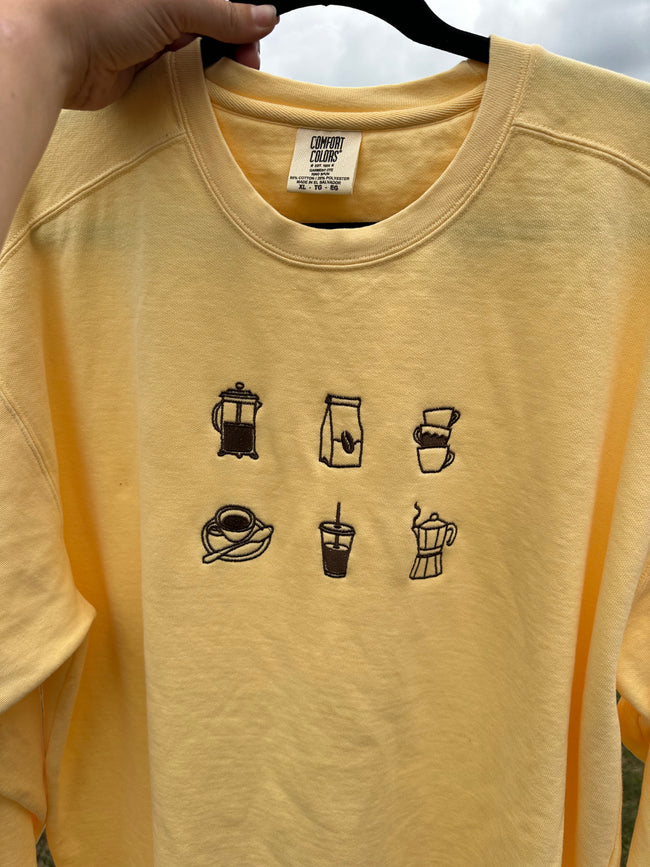 Coffee Lover Crew Forest Green - Coffee Lover Collection