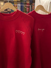 Load image into Gallery viewer, Simple Valentines Embroidered Sweatshirt
