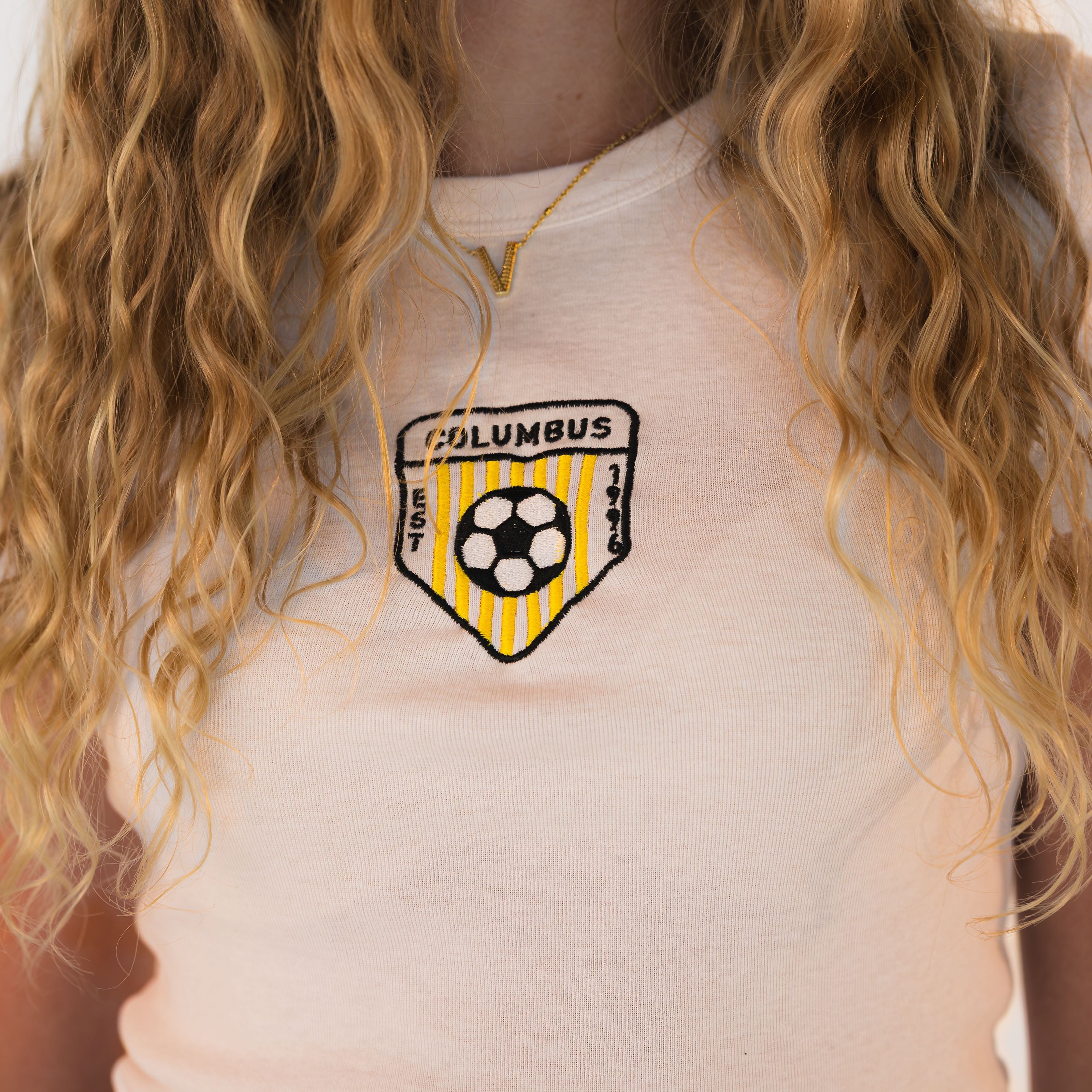 Columbus Soccer Baby Tee Black