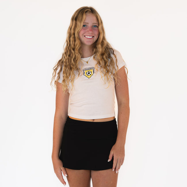 Columbus Soccer Baby Tee White